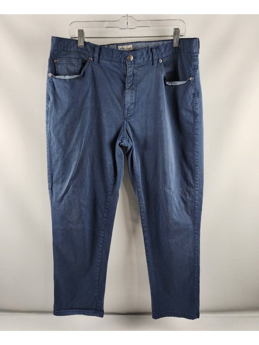 Peter Millar Pants Mens 38 Blue Ultimate Sateen 5-Pocket Pant (38x28) ME0B39
